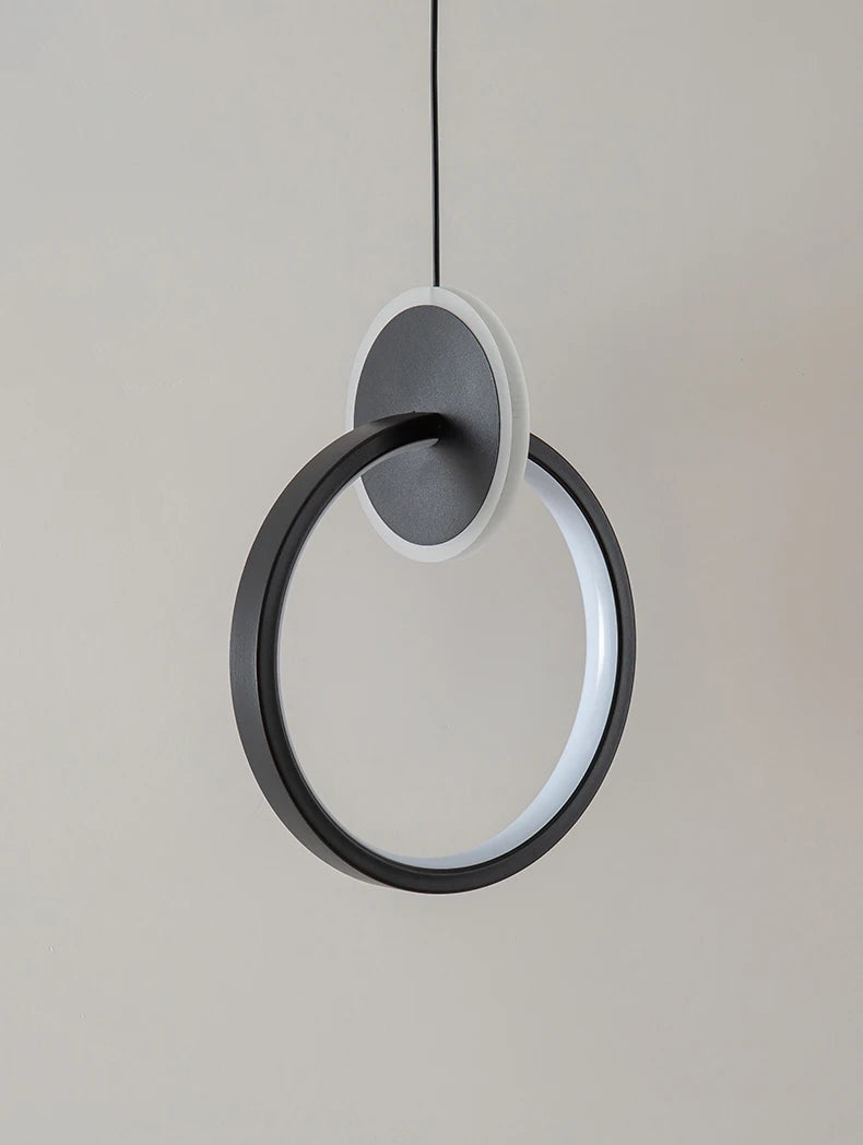 Suspensão Luzes Pingente, Lâmpadas Suspensas, Anel Lustres, Luminaria, Decoração do quarto, Techo