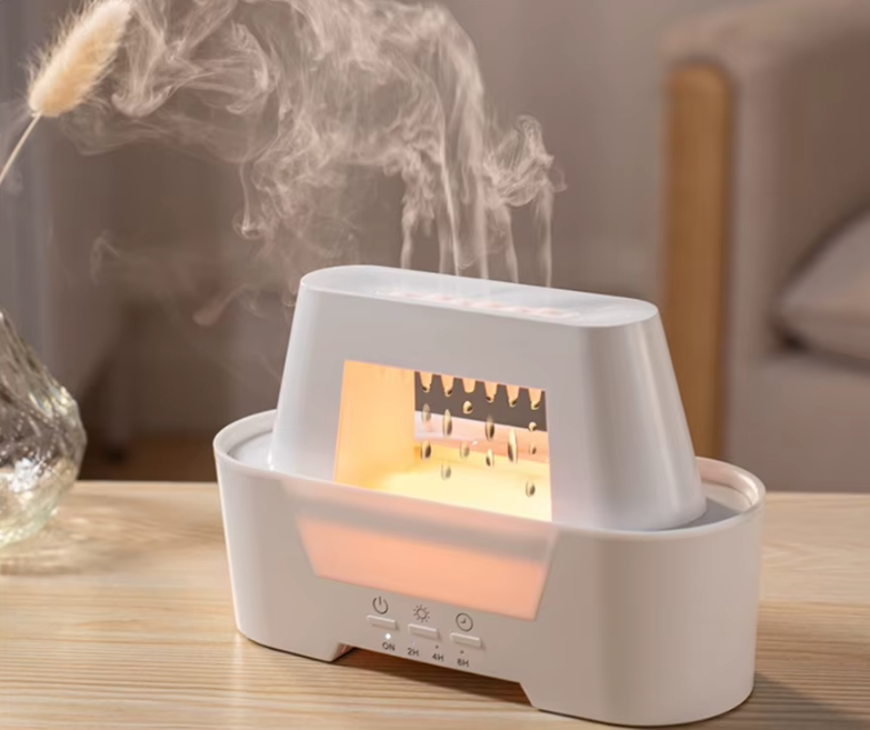 Difusor Ultrassônico de Aroma com Controle Remoto e Luz Ambiente