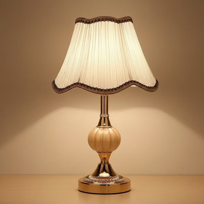 Luminária de Mesa Retro em Vidro para Decoração e Iluminação