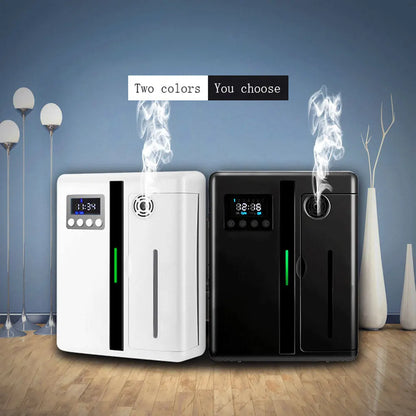 Máquina de ar perfumado montada na parede para casa difusor de óleo essencial sem água bluetooth difusor de coleção de hotel para sala spa escritório
