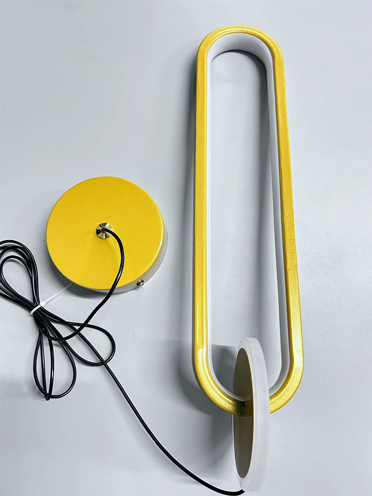 Suspensão Luzes Pingente, Lâmpadas Suspensas, Anel Lustres, Luminaria, Decoração do quarto, Techo