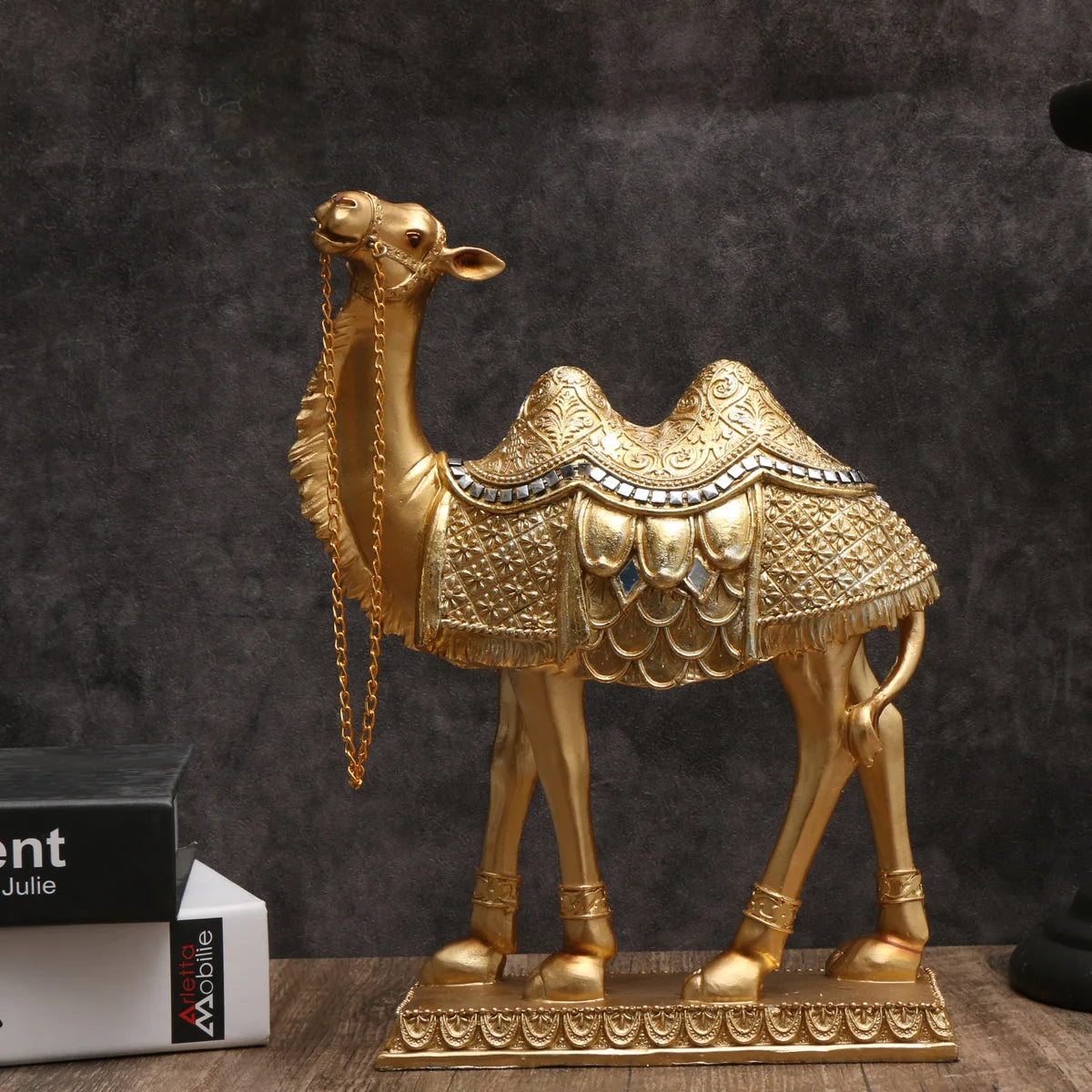 Indoor Camel Statue with Light, Classic Luxury Art, item decorativo para o Natal, Halloween, Hanukkah, Thanksgiving, Dia dos Namorados
