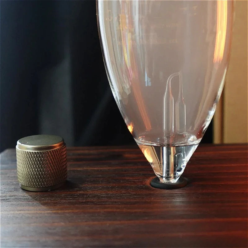 Difusor de óleo essencial puro sem água nebulizador difusor de aromaterapia elétrico de vidro de madeira difusores essenciais de aroma para casa