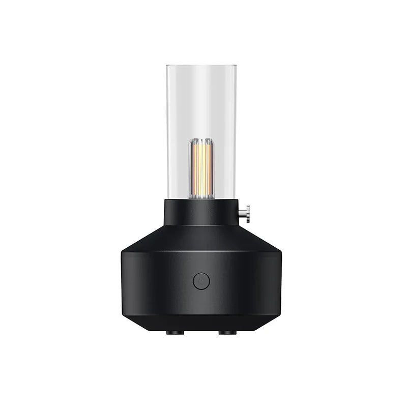 Retro Querosene Lâmpada Aromaterapia Difusor, Umidificador De Ar, Home Room Fragrância, USB Electric Ultrasonic Aroma, Difusor De Óleo Essencial