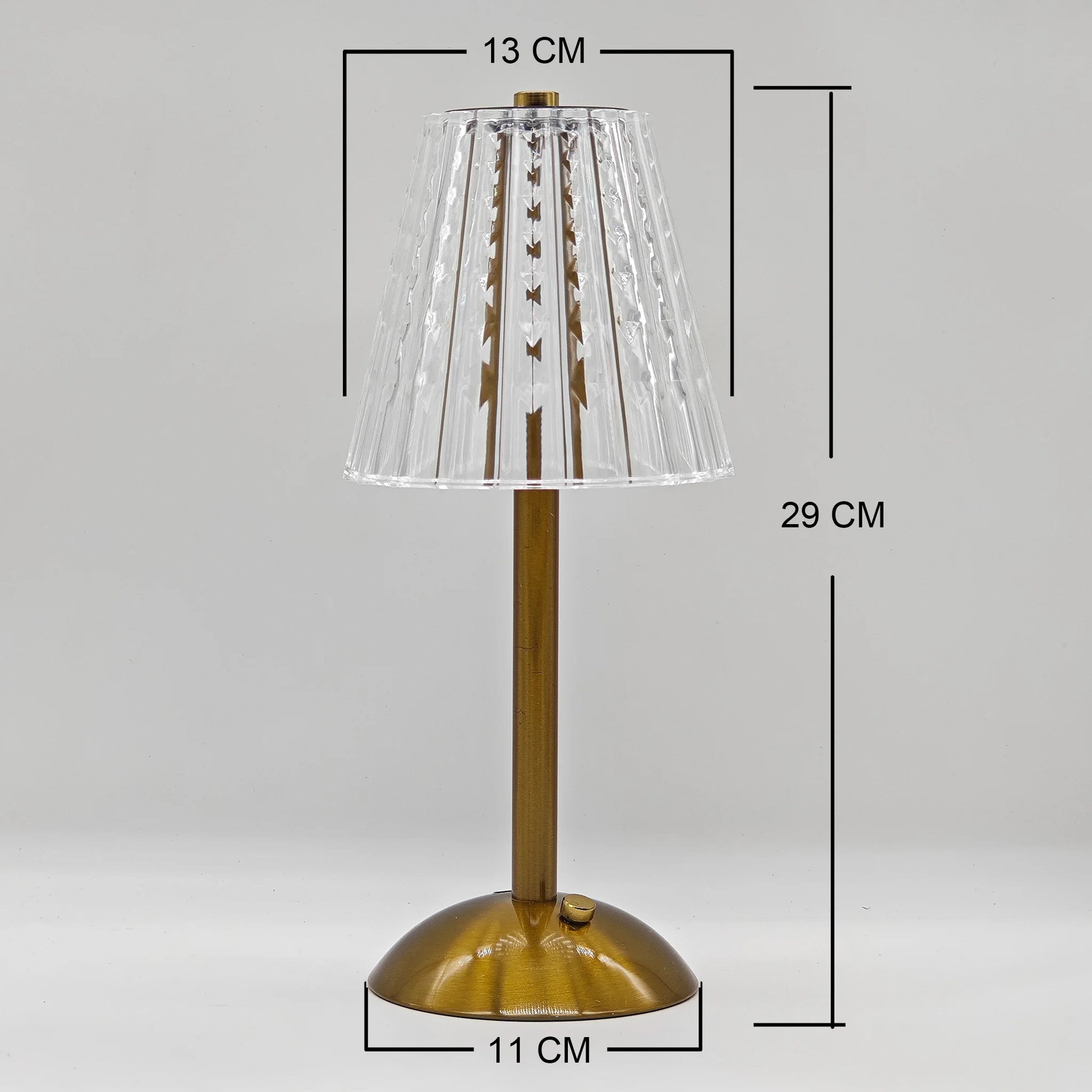 Luminária de mesa retrô de cristal, lâmpada de cabeceira para quarto, atmosfera luxuosa, recarregável, escurecimento, luz led