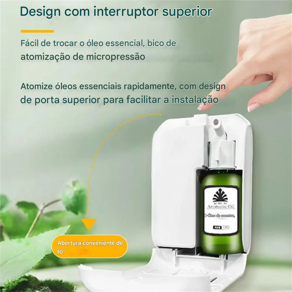 Difusor de Aroma Inteligente Bluetooth para Ambientes 200m³