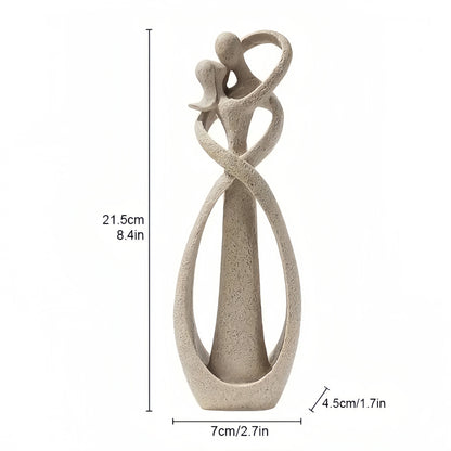 1pc, beijando casal estátua escultura abstrata estátua de resina decoração para casa moderna escritório desktop prateleira estante decoração