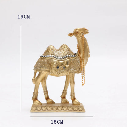 Indoor Camel Statue with Light, Classic Luxury Art, item decorativo para o Natal, Halloween, Hanukkah, Thanksgiving, Dia dos Namorados