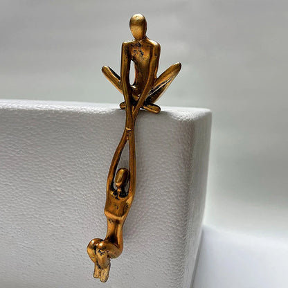 Homem levantamento mulher estatueta arte estátua amante escultura ornamentos casa decoração de mesa dança casal escultura arte criativa