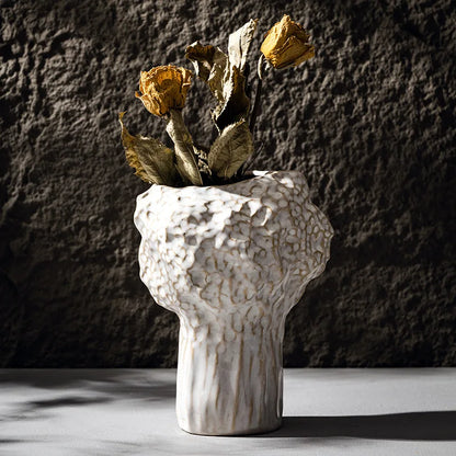 CAPIRON-Vaso Cerâmico Nórdico, Grama Pampas, Flores Secas, Decoração de Casa Acessórios, Sala Mesa, Estante, Decoração Varanda, Quarto