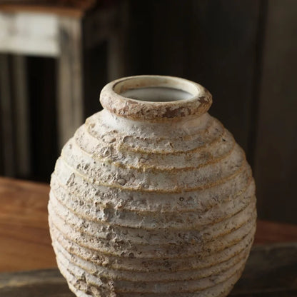 Vaso cerâmico artesanal de estilo vintage, Decoração para casa, Acessórios de cerâmica e cerâmica, Home Decor Vasos
