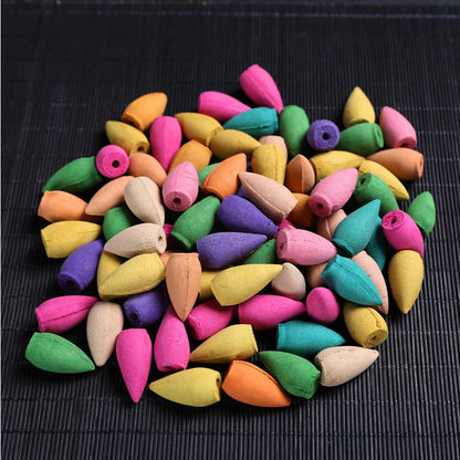 Incensário Cascata Zen com 10 Cones Aromáticos