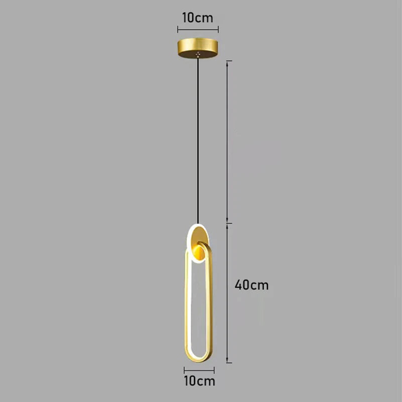 Suspensão Luzes Pingente, Lâmpadas Suspensas, Anel Lustres, Luminaria, Decoração do quarto, Techo