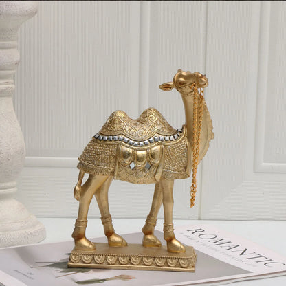 Indoor Camel Statue with Light, Classic Luxury Art, item decorativo para o Natal, Halloween, Hanukkah, Thanksgiving, Dia dos Namorados