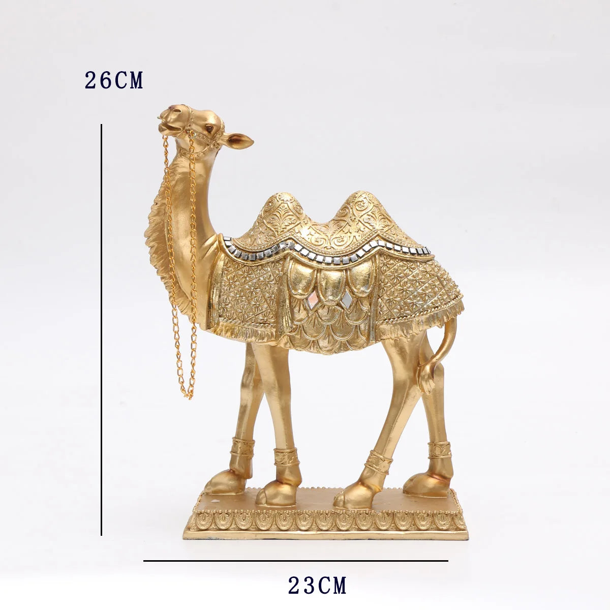 Indoor Camel Statue with Light, Classic Luxury Art, item decorativo para o Natal, Halloween, Hanukkah, Thanksgiving, Dia dos Namorados