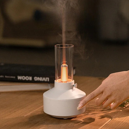 Lâmpada Aromaterapia Retrô Ultrassônica USB