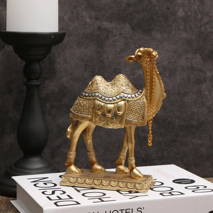 Indoor Camel Statue with Light, Classic Luxury Art, item decorativo para o Natal, Halloween, Hanukkah, Thanksgiving, Dia dos Namorados