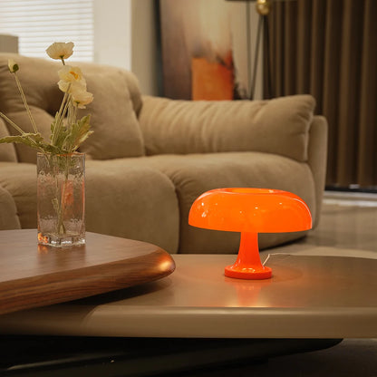 Clássico Cogumelo Abajur, Modern Bauhaus Art Abajur, Quarto Abajur Lamp, Designer Dinamarquês Laranja Candeeiro De Mesa Decorativo